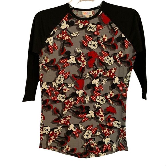 LulaRoe Disney Mini Mouse 3/4 Sleeves Top - Picture 7 of 7